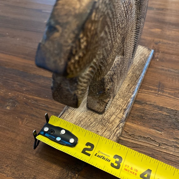 Carved/Detailed Solid Wooden Squirrel Figure  🐿️ (2 available) - Picture 4 of 5